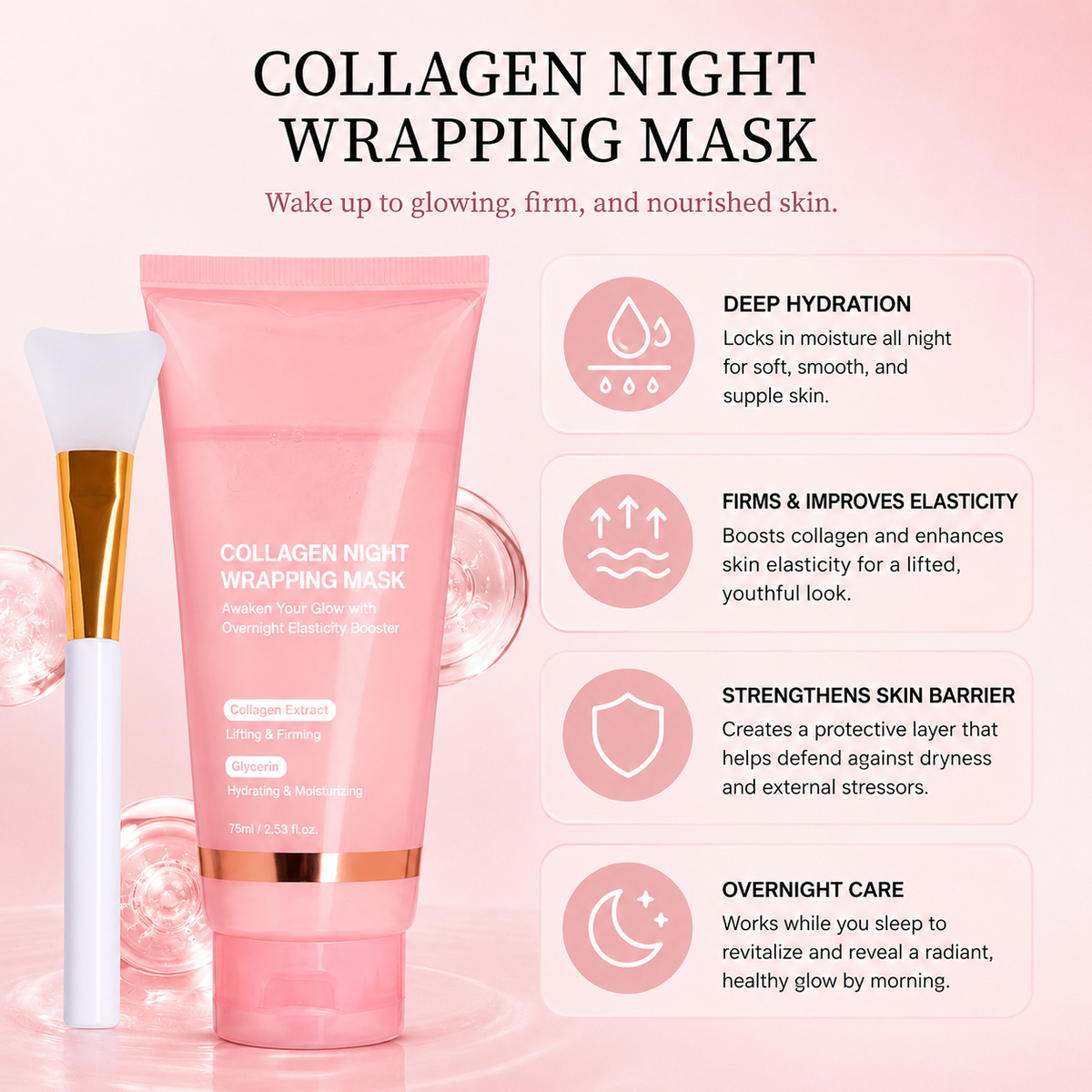 DreamDew™- Premium Collagen Night Mask